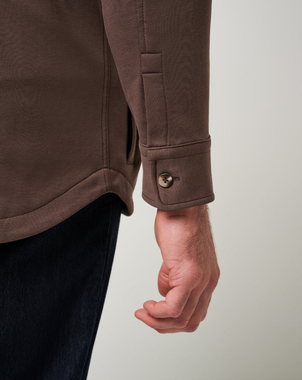 Cloud Shirt Jacket Men/Chocolate