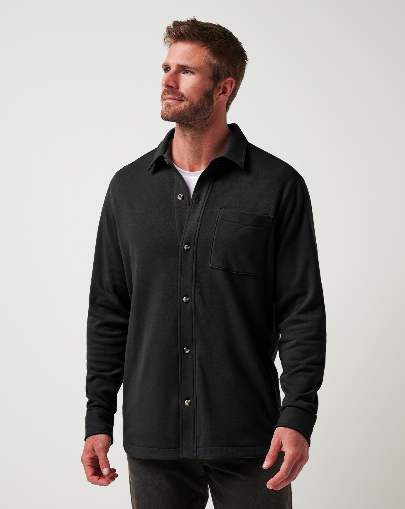 Cloud Shirt Jacket Men/Black