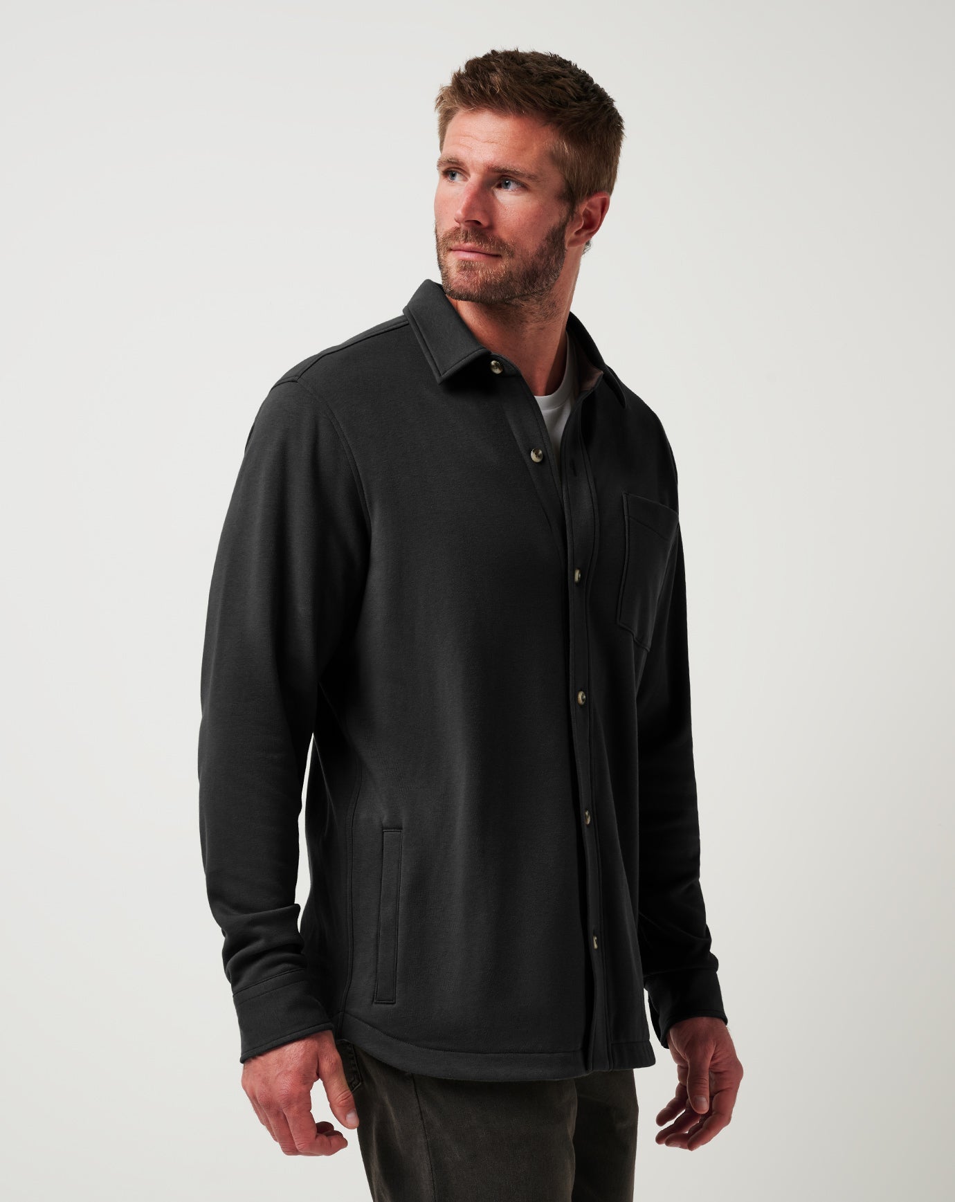 Cloud Shirt Jacket Men/Black
