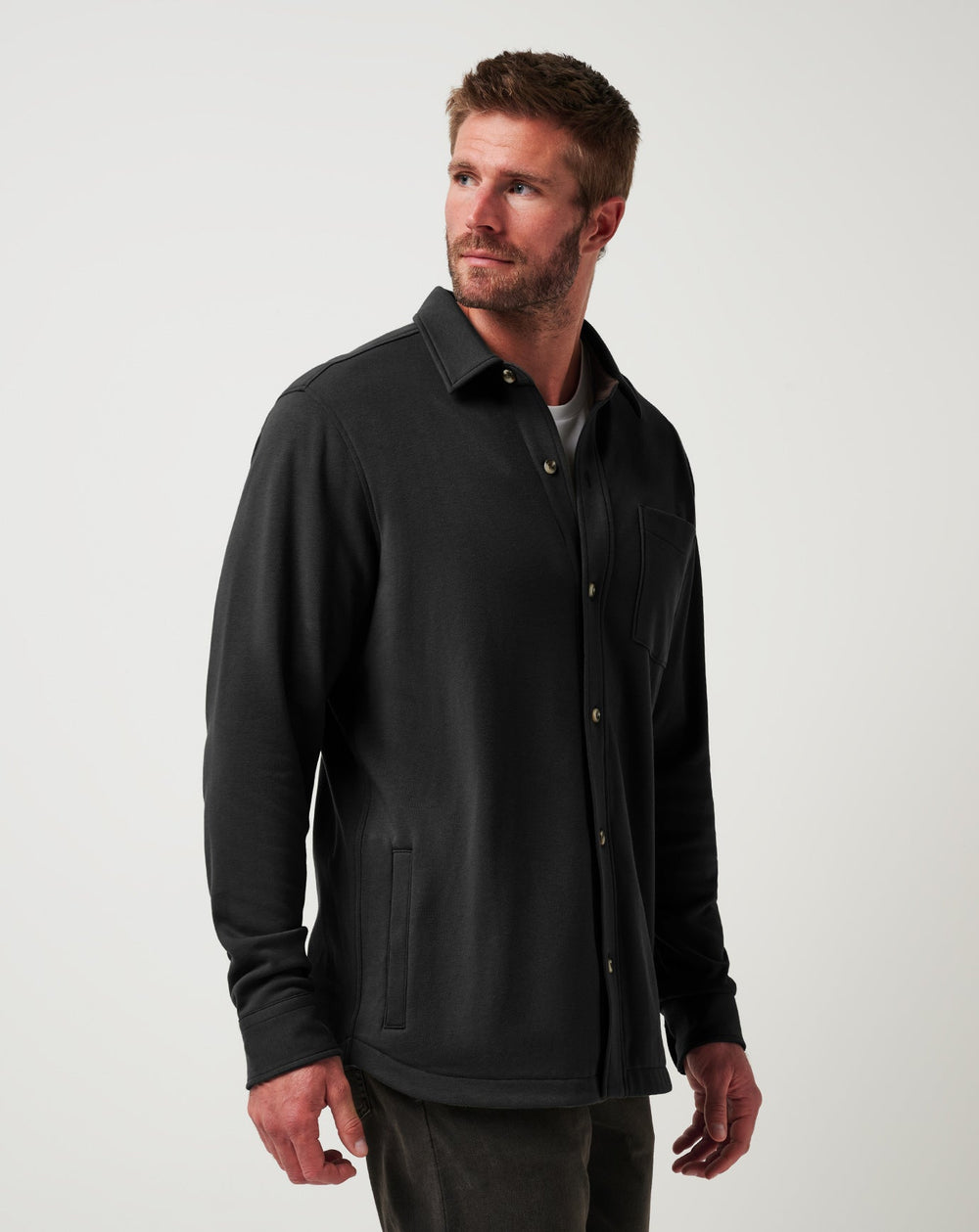 Cloud Shirt Jacket Men/Black