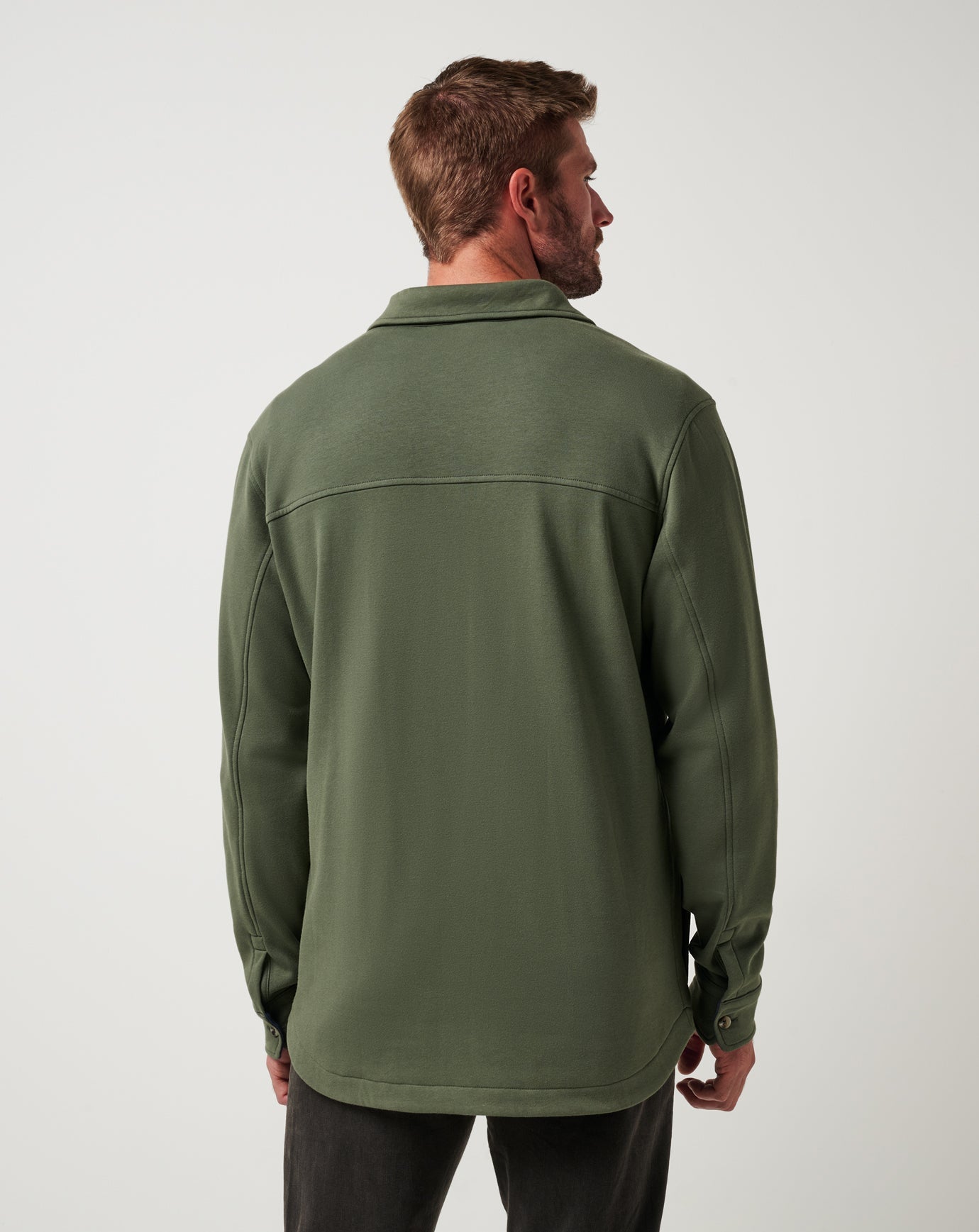 Cloud Shirt Jacket Men/Dark Olive