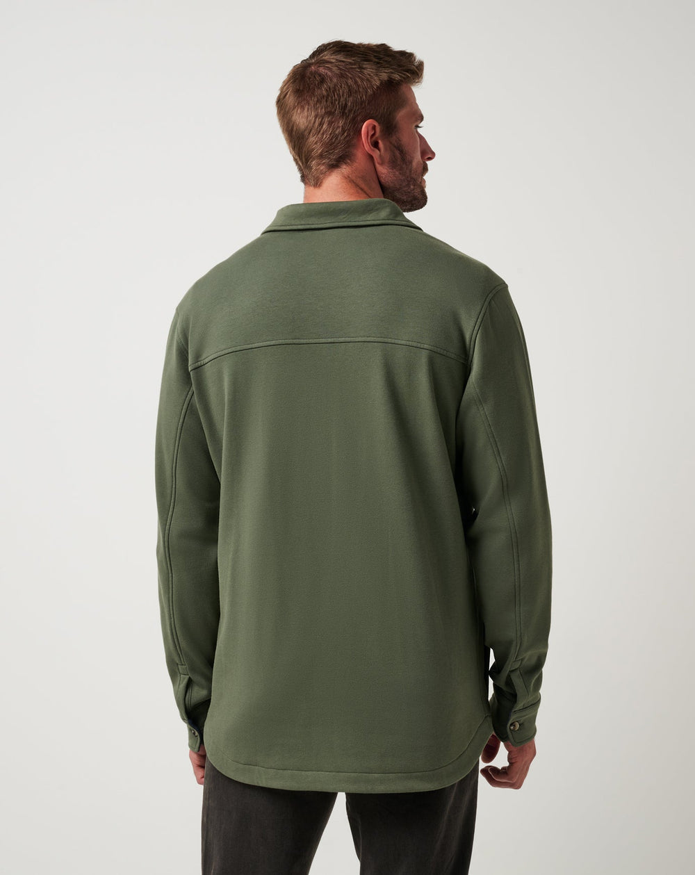 Cloud Shirt Jacket Men/Dark Olive