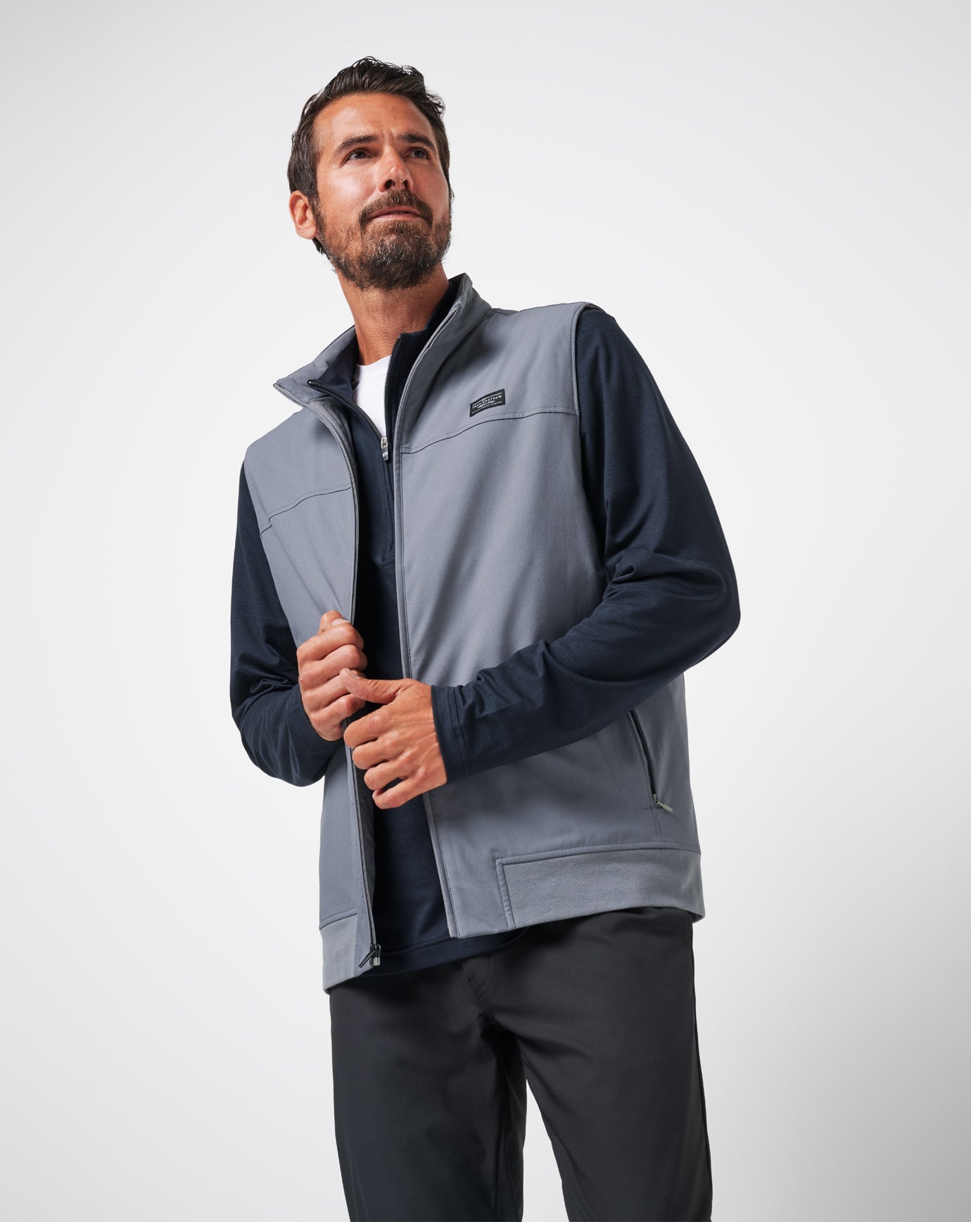 Wanderlust Vest Men|Golf/Quiet Shade