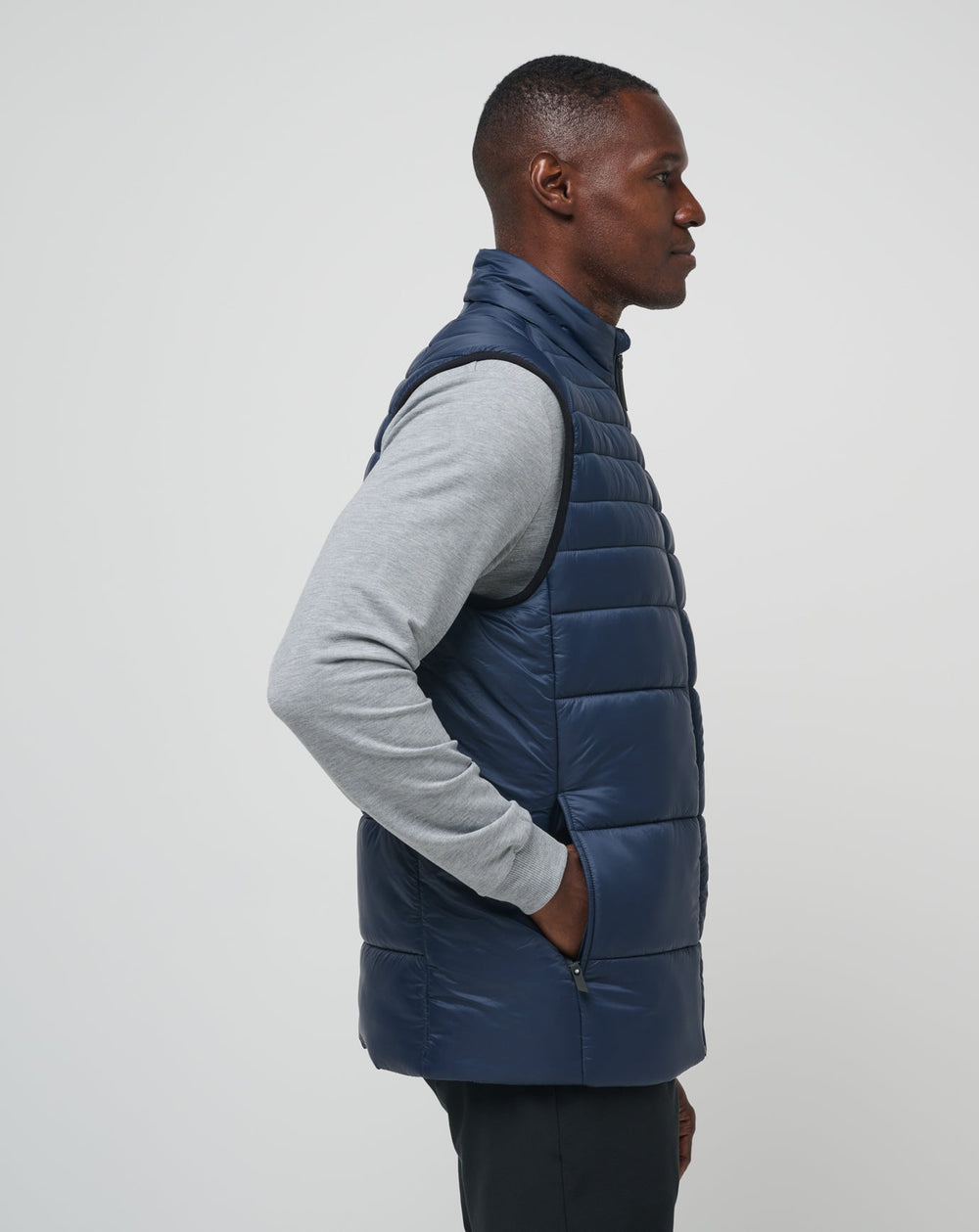 Aves Tech Puffer Vest Men/Total Eclipse