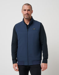 Wanderlust Vest Men|Golf/Mood Indigo