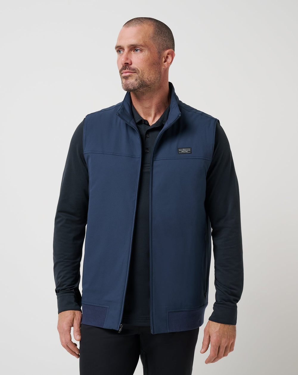 Wanderlust Vest Men|Golf/Mood Indigo