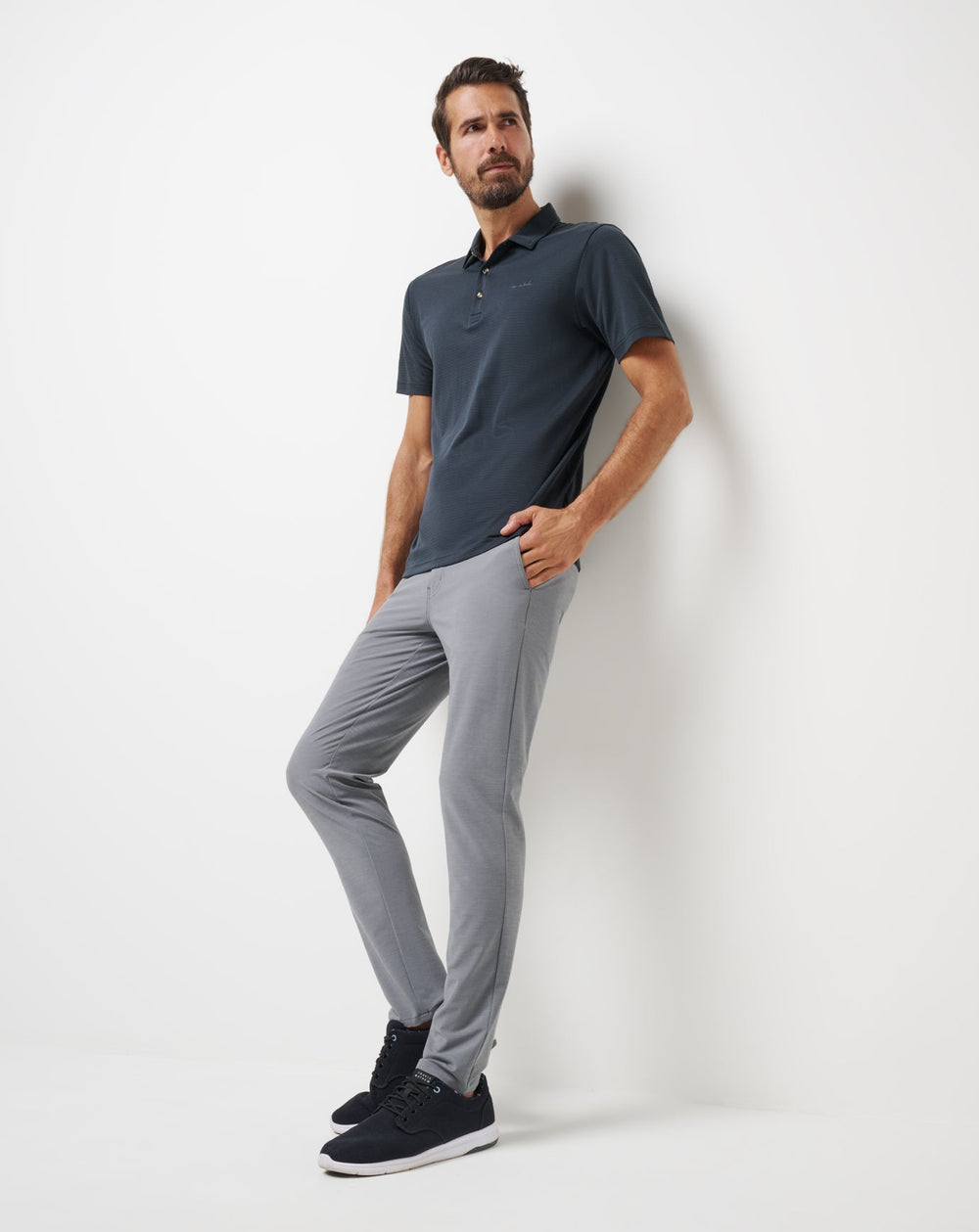 Open To Close Tech Chino Pant Men|Golf/Heather Quiet Shade