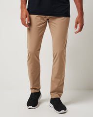Open To Close Tech Chino Pant Men|Golf/Khaki