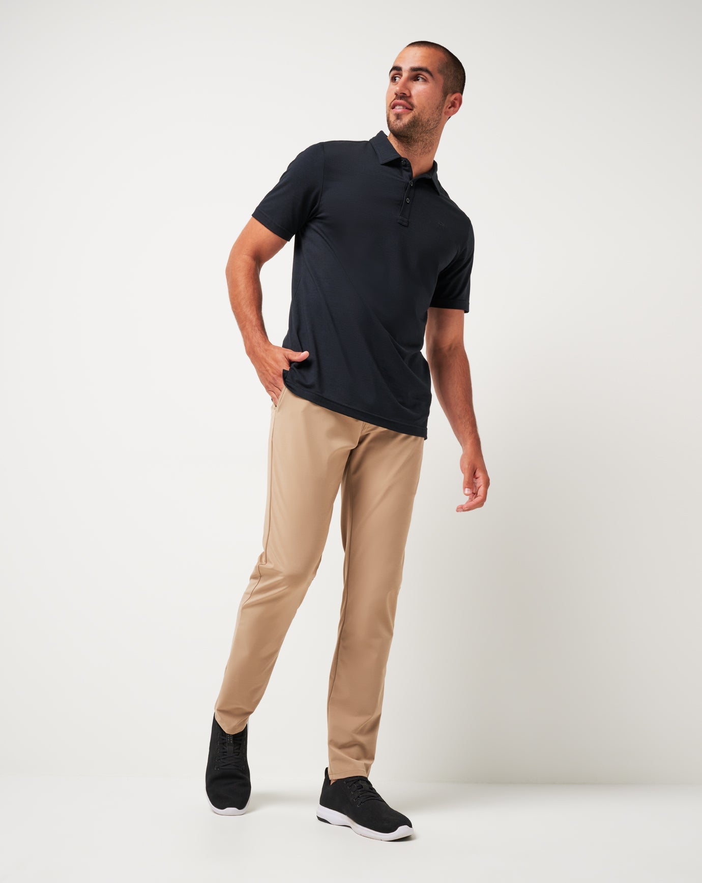Open To Close Tech Chino Pant Men|Golf/Khaki