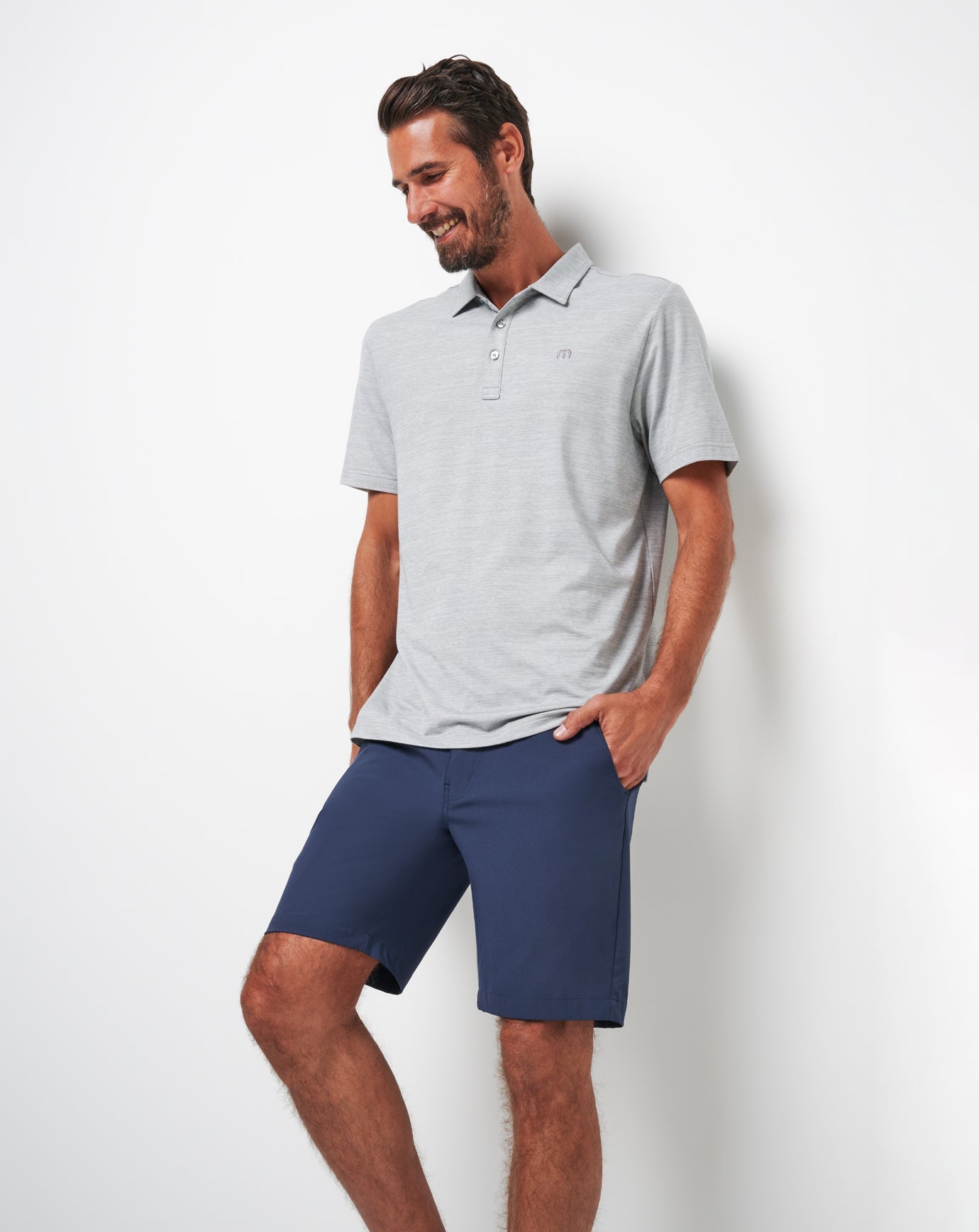 Wanderlust Short 9In Men|Golf/Mood Indigo