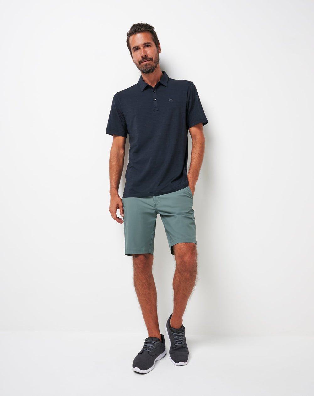 Wanderlust Short 9In Men|Golf/Balsam Green