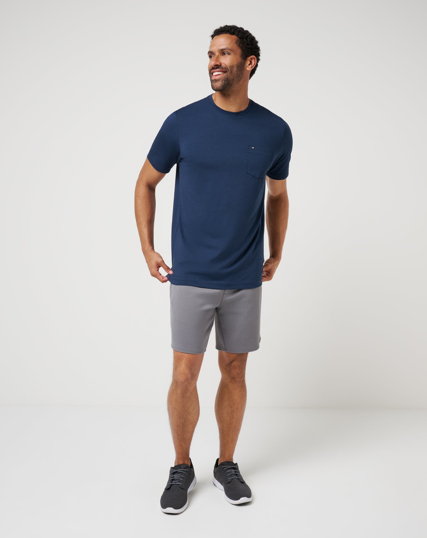 Fibercloud Short 8In Men/Heather Grey