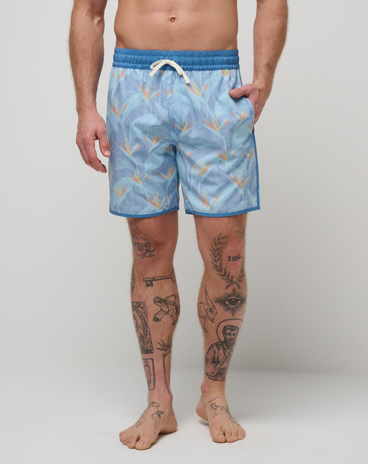 Lava Tunnels Boardshort Men/Heather Quiet Harbor