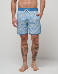 Lava Tunnels Boardshort Men/Heather Quiet Harbor