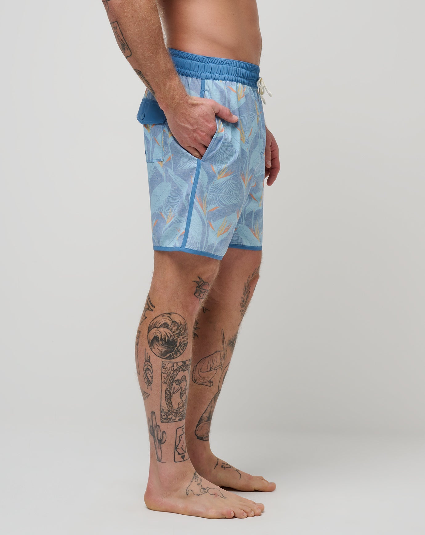 Lava Tunnels Boardshort Men/Heather Quiet Harbor