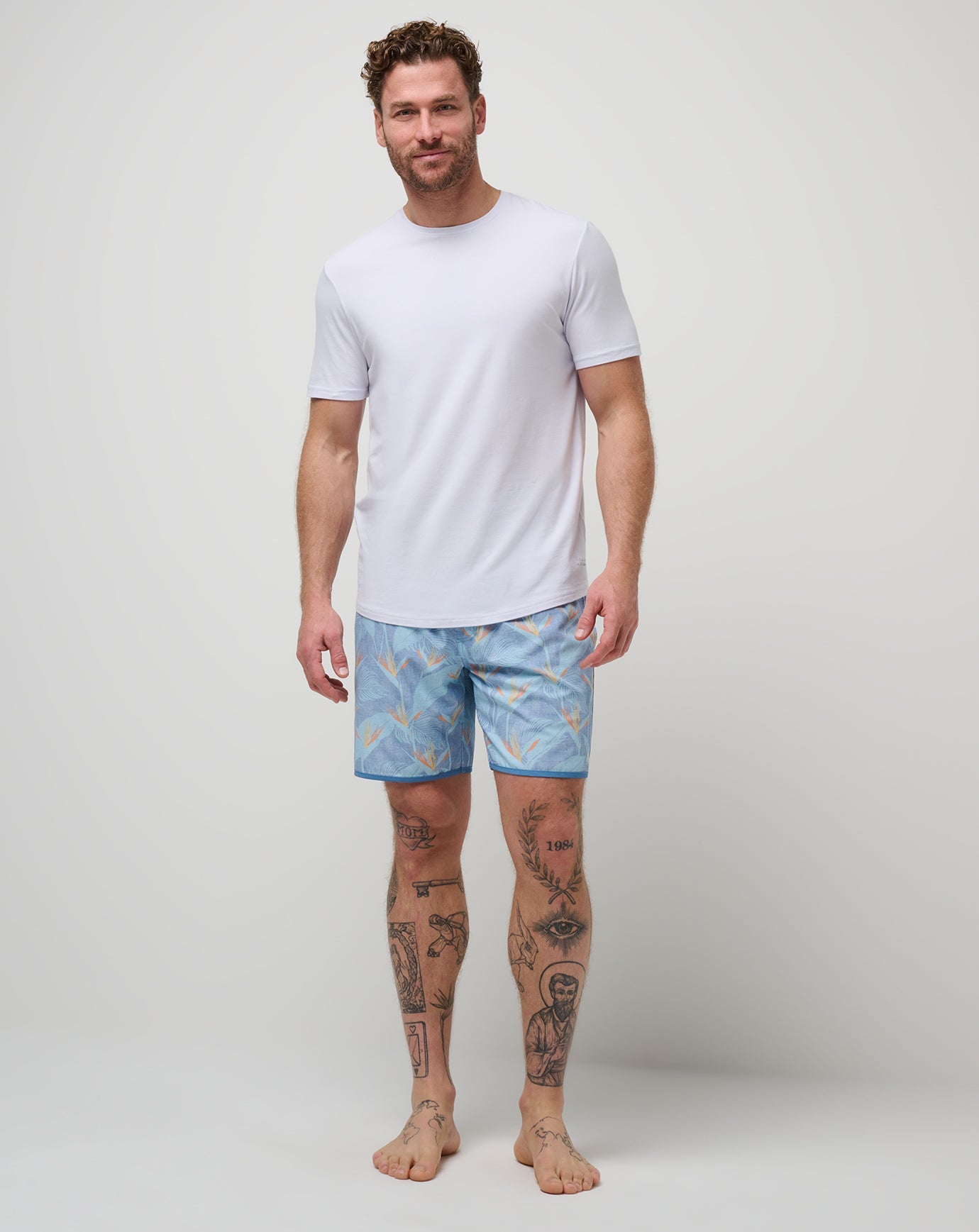 Lava Tunnels Boardshort Men/Heather Quiet Harbor