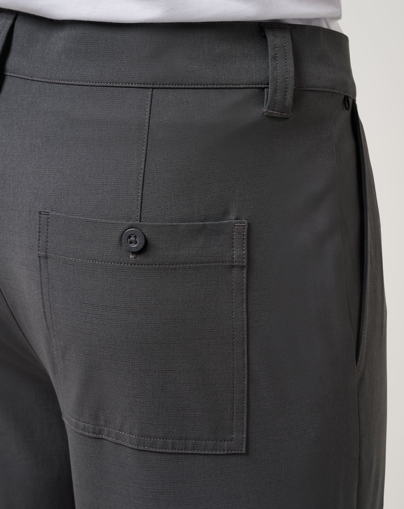 Travel Year Short 9In Men/Grey Pinstripe
