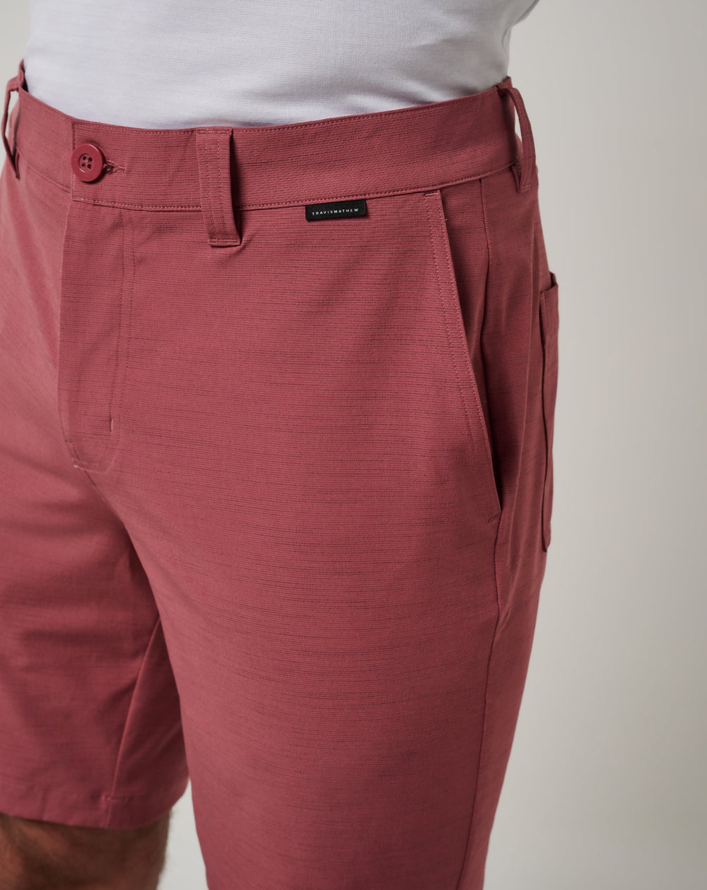 Travel Year Short 9In Men/Heather Roan Rouge
