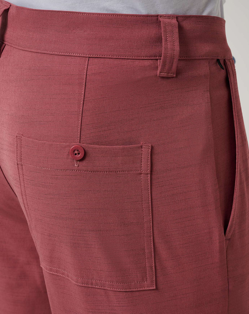 Travel Year Short 9In Men/Heather Roan Rouge