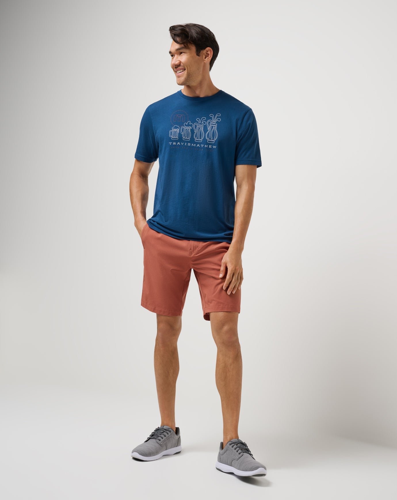 Step Dance Short 9In Men|Golf/Maple