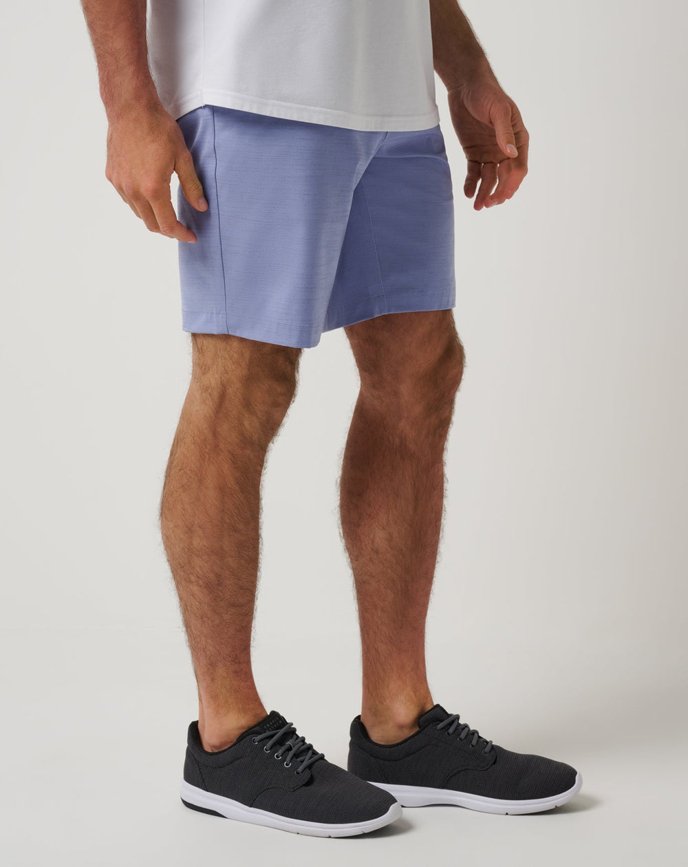 Travel Year Short 9In Men/Heather Violet Storm