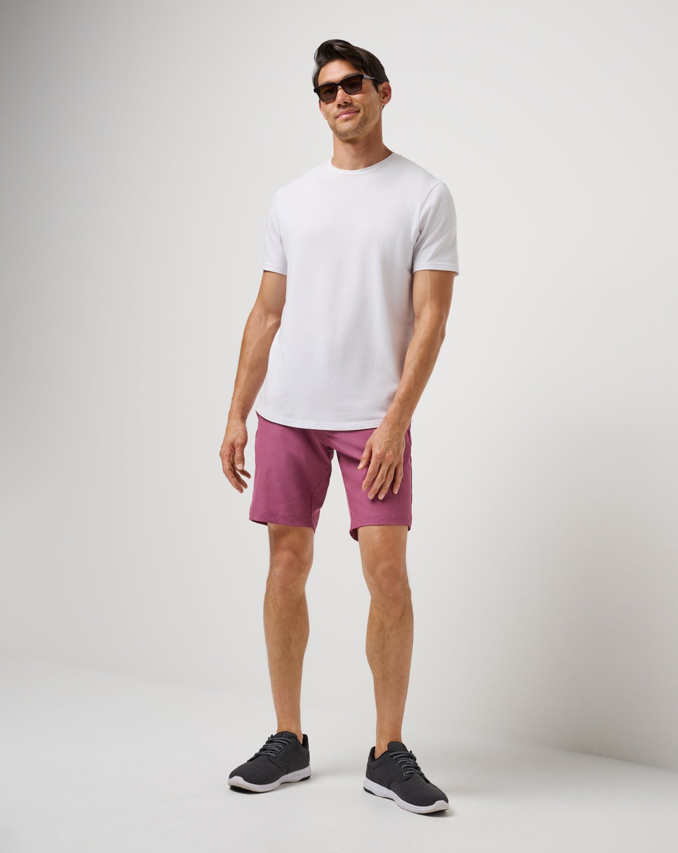 Overhead Compartment Short 10In Men|Golf/Damson