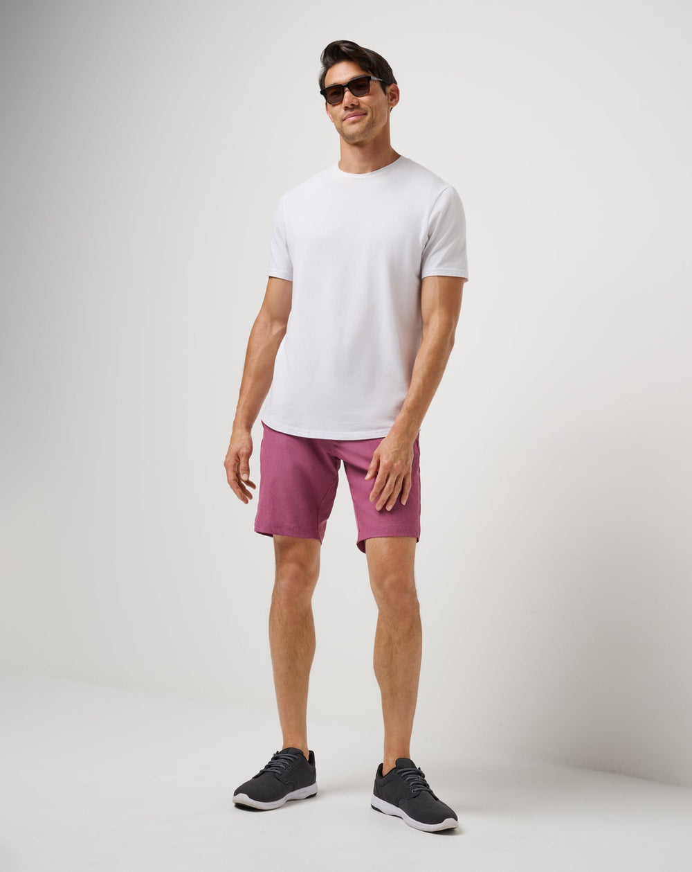 Overhead Compartment Short 10In Men|Golf/Damson