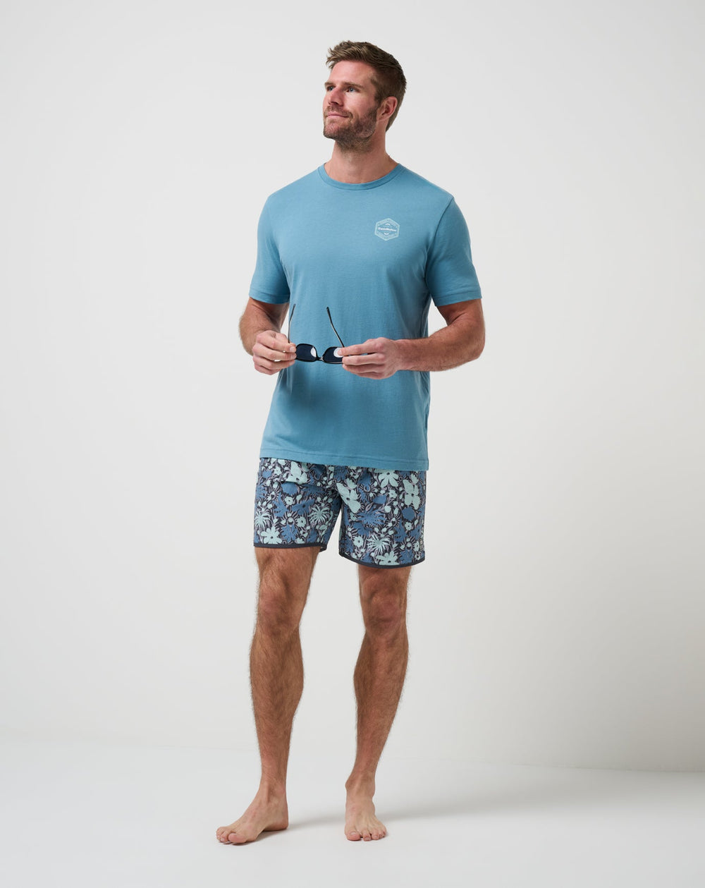 Canoe Cruise Boardshort Men/Heather Grey