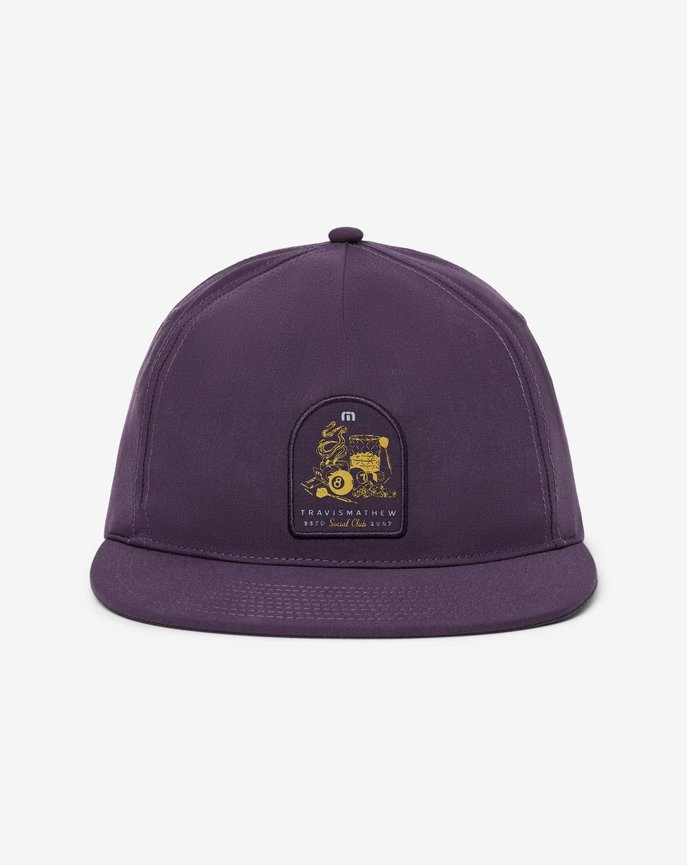 Social Hour Snapback Hat Men|Accessories/Purple Velvet
