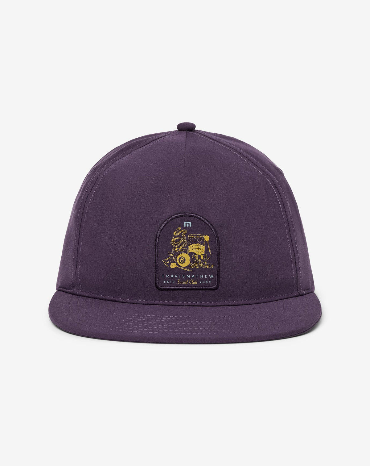 Social Hour Snapback Hat Men|Accessories/Purple Velvet