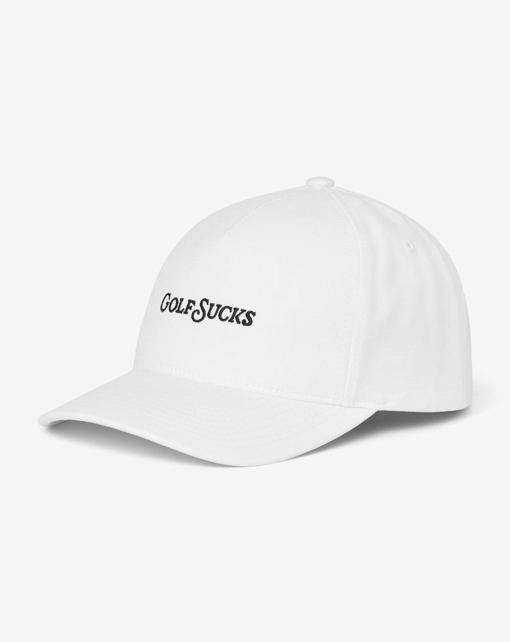 Golf Sucks Snapback Hat Men|Accessories/White