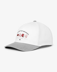 Arkansas Defensive Line Snapback Hat Men|Accessories|Game Day|New/White