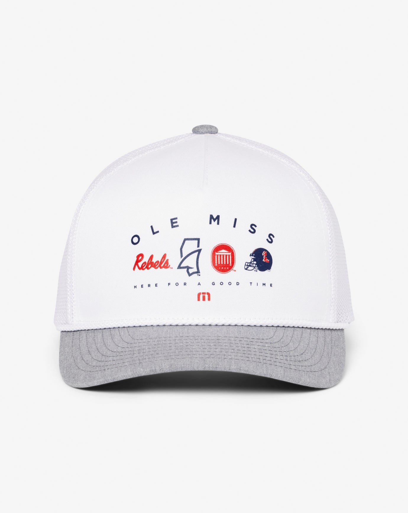 Mississippi Defensive Line Snapback Hat Men|Accessories|Game Day|New/White