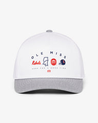 Mississippi Defensive Line Snapback Hat Men|Accessories|Game Day|New/White