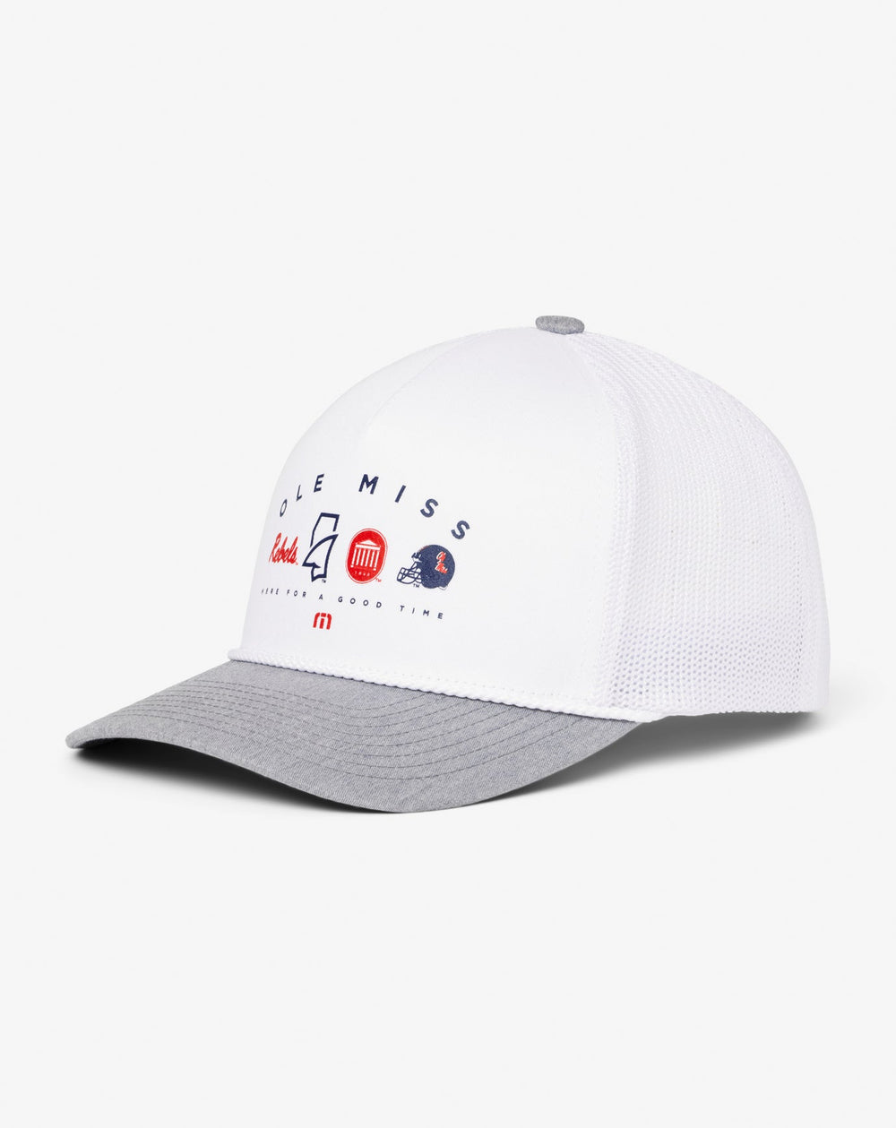Mississippi Defensive Line Snapback Hat Men|Accessories|Game Day|New/White