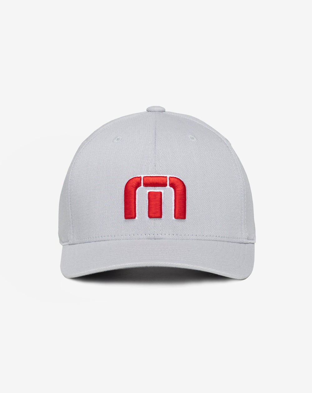 Red White Iconic Snapback Hat Men|Accessories/Heather Grey