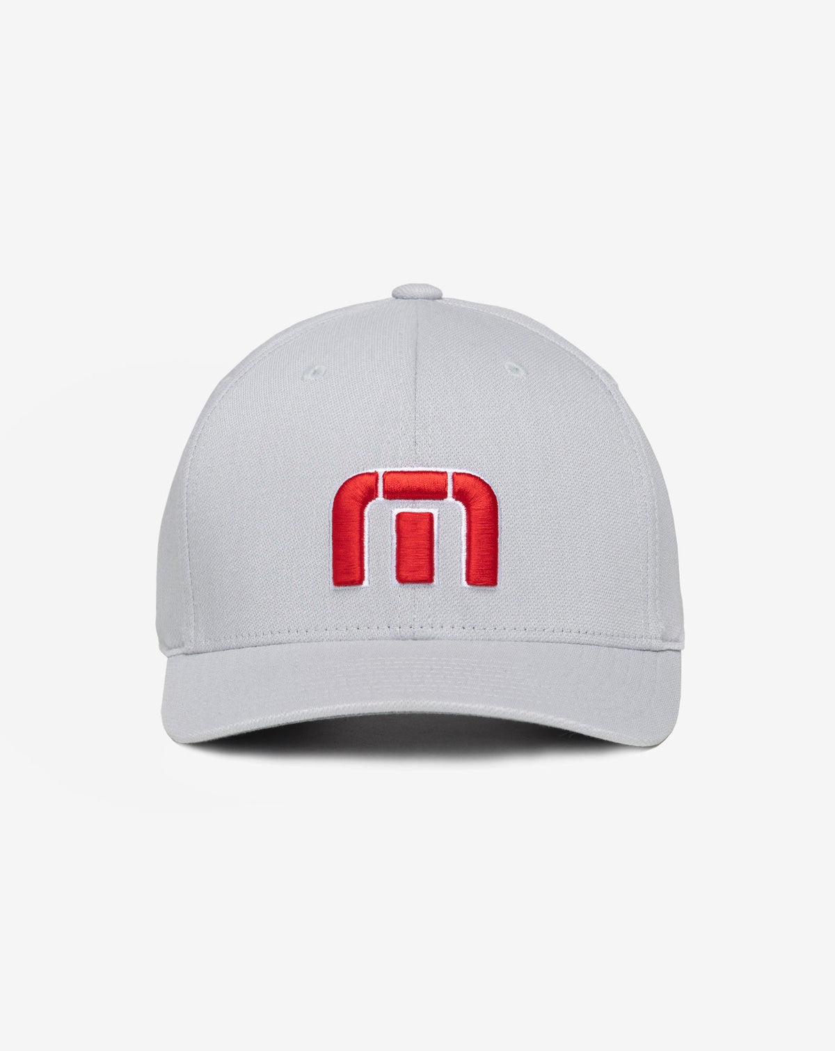 Red White Iconic Snapback Hat Men|Accessories/Heather Grey