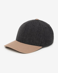 Go Around Snapback Hat Men|Accessories/Heather Black/Portabella
