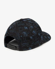 Dorsal Fin Snapback Hat Men|Accessories/Black