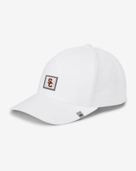 USC Leather Patch Snapback Hat Men|Accessories|Game Day|New/White