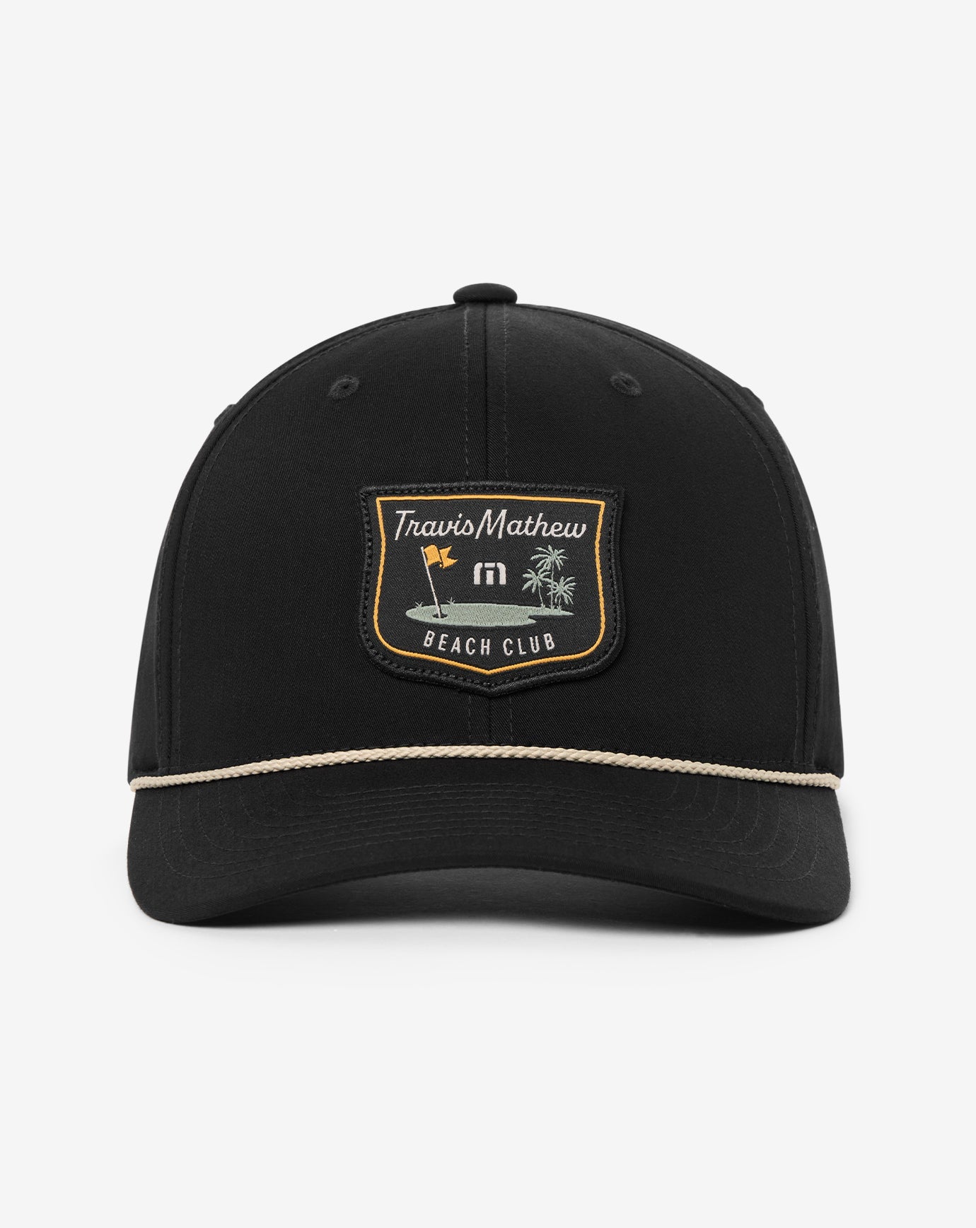 Beach Club Snapback Hat Men|Accessories/Black