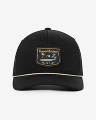 Beach Club Snapback Hat Men|Accessories/Black