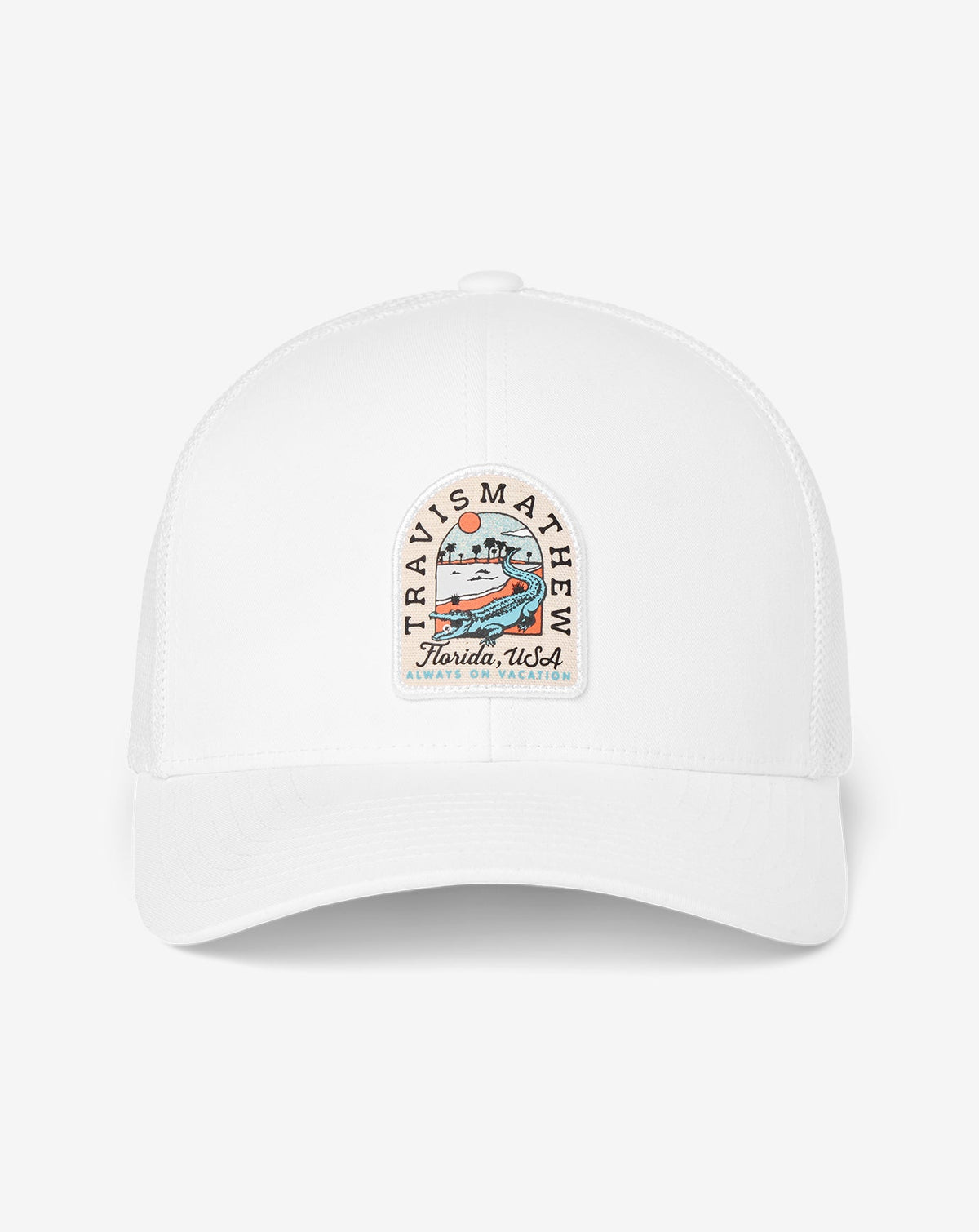 Gator Glade Snapback Hat Men|Accessories/White