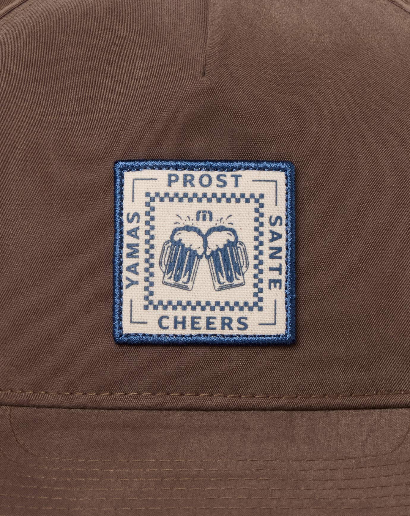 Cheers Snapback Hat Men|Accessories/Chocolate Brown