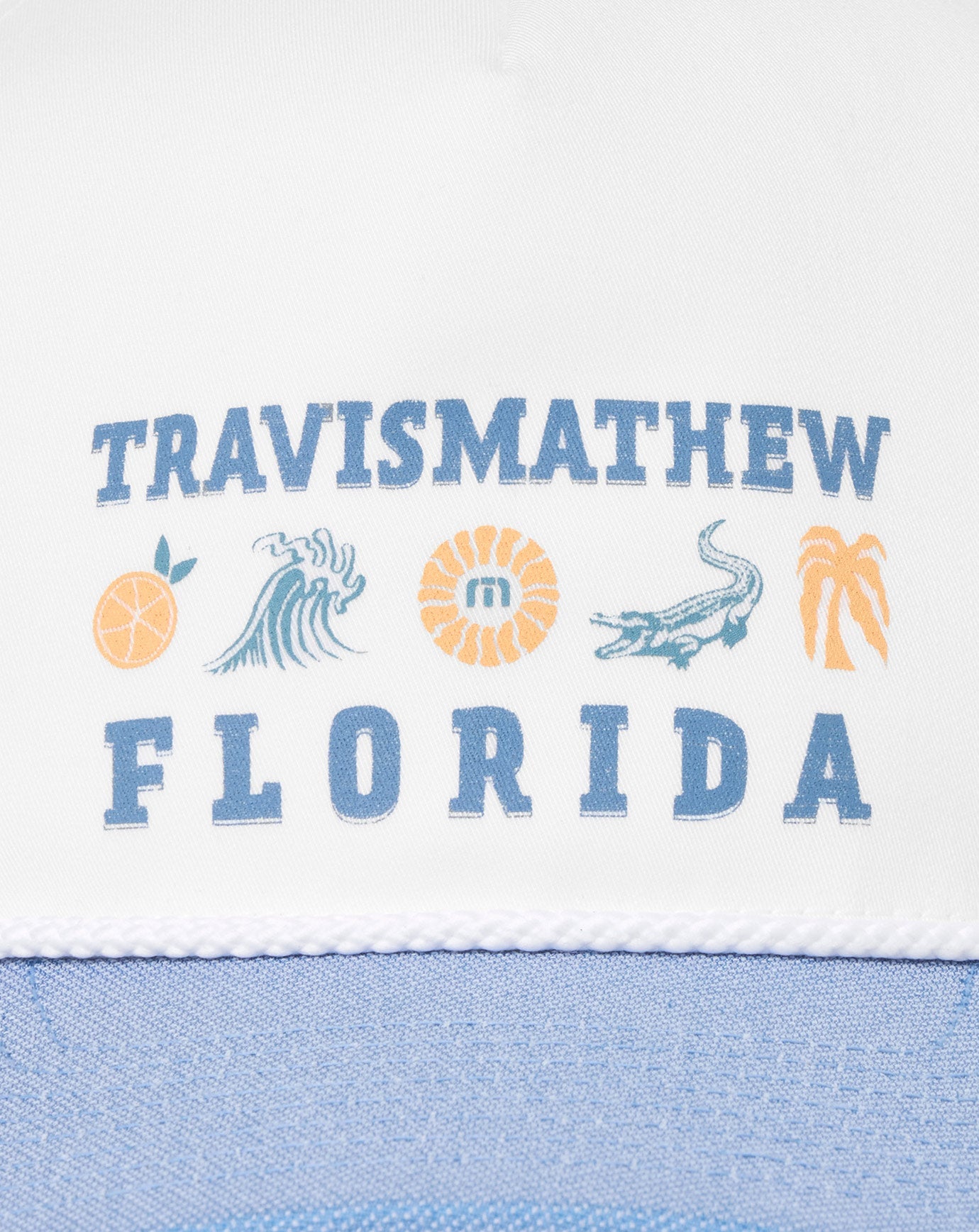 Bring The Sunscreen Snapback Hat Men|Accessories/White