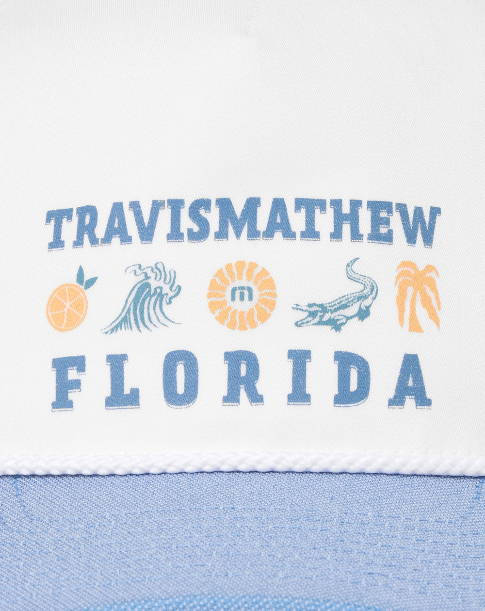 Bring The Sunscreen Snapback Hat Men|Accessories/White