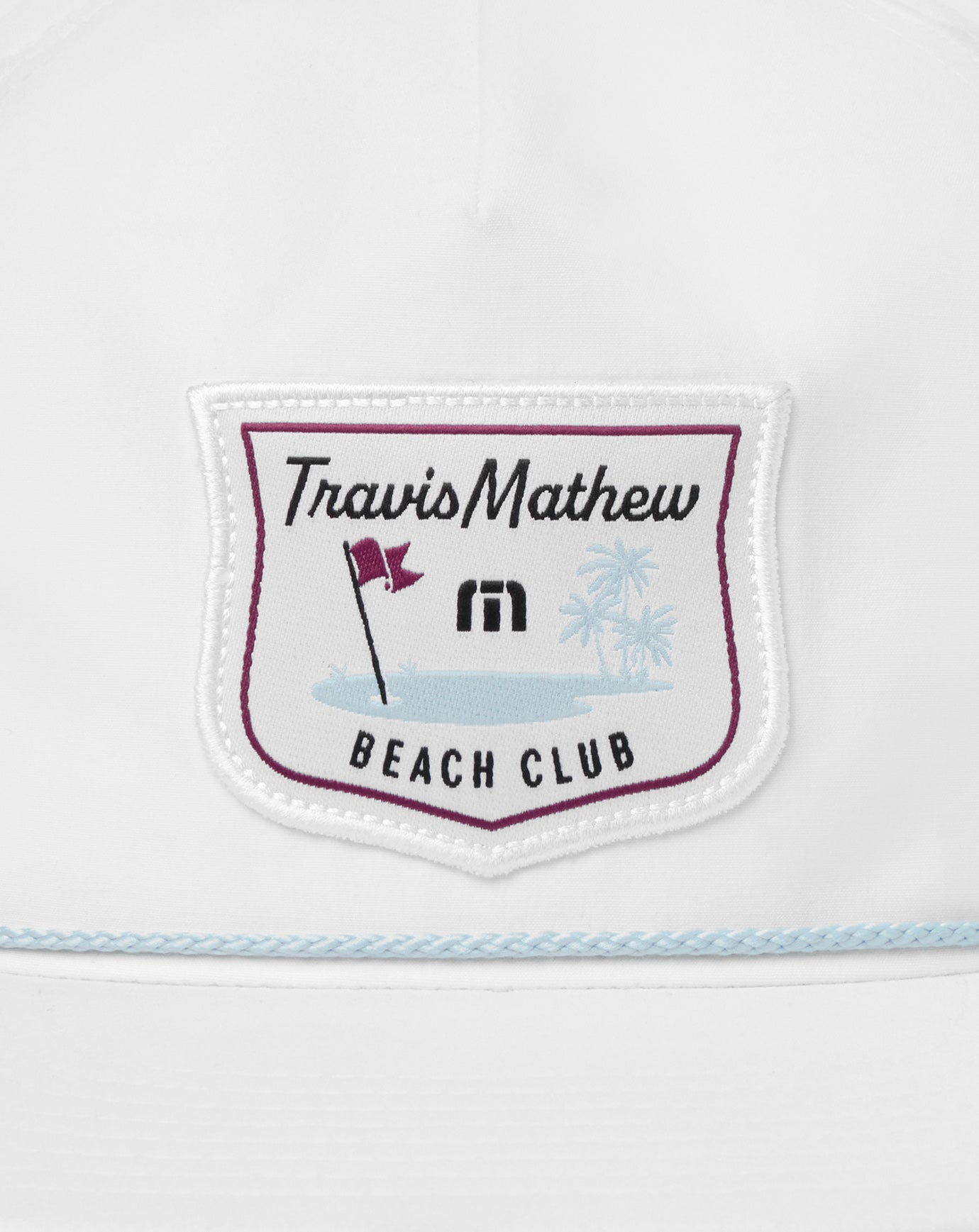 TM Beach Club Snapback Hat Men|Accessories/White