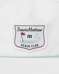 TM Beach Club Snapback Hat Men|Accessories/White