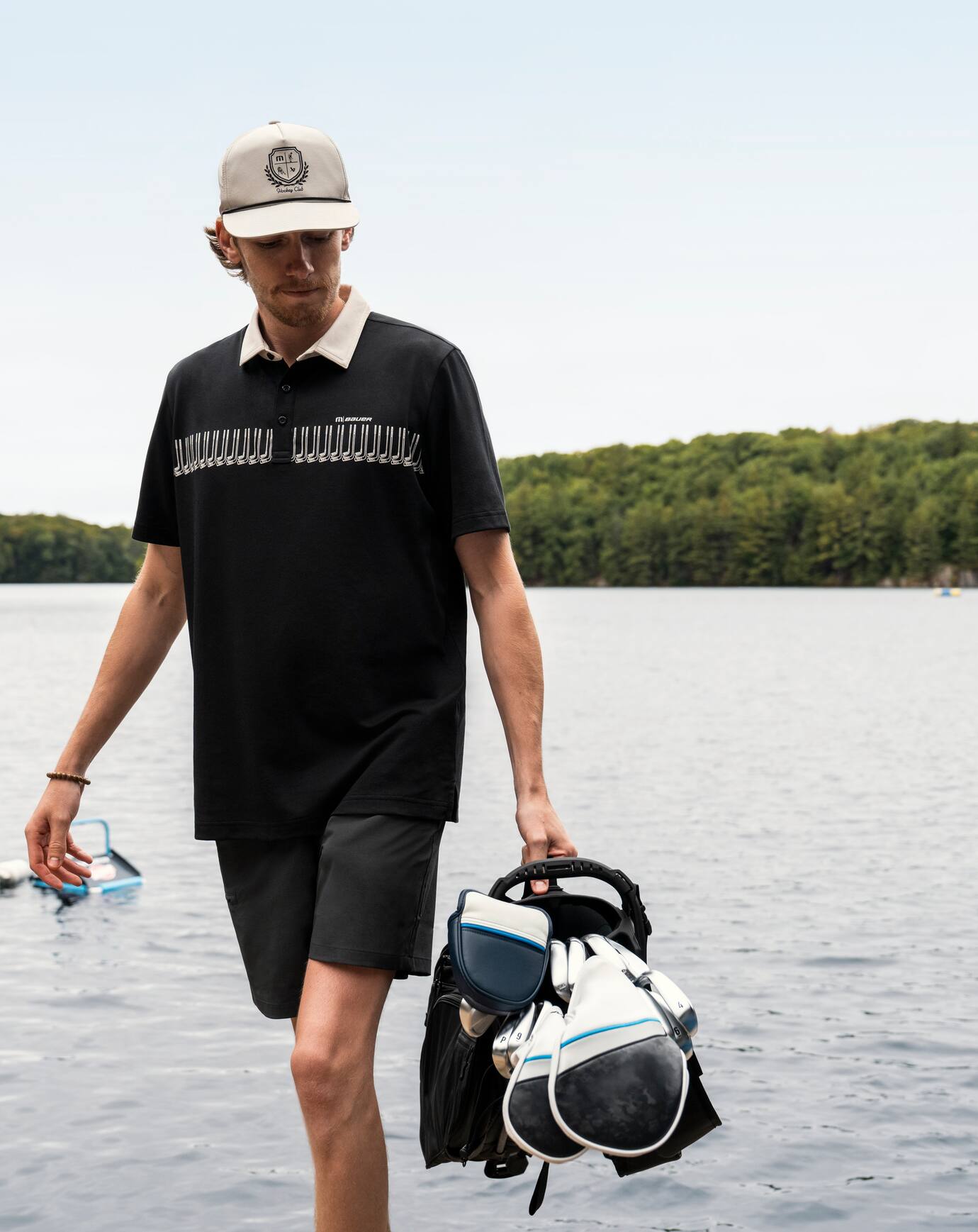 Face Off Bauer Snapback Hat Men|Accessories|New/Italian Sand