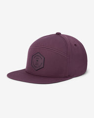 Triple Threat Snapback Hat Men|Accessories|New/Mauve Wine